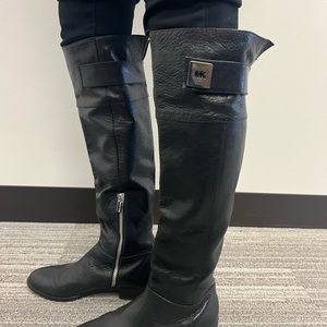 Michael Kors Tall leather boots.